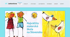 Desktop Screenshot of msjurkovicova.sk